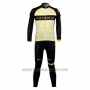 2012 Cycling Jersey Livestrong Yellow Long Sleeve and Bib Tight